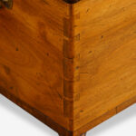Antique Camphor wood ottoman - Image 5
