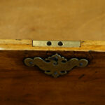Antique Camphor wood ottoman - Image 7