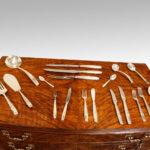 Walnut canteen of Elkington &co. cutlery in the original fitted table - Image 13