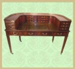 Superb Edwardian Mahogany Carlton House Desk