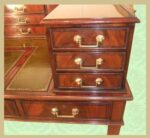 Superb Edwardian Mahogany Carlton House Desk - Image 2