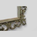 Large carved teak Florentine mirror - Image 6