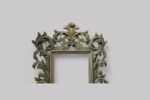 Large carved teak Florentine mirror - Image 5