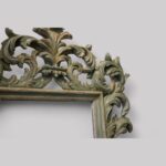 Large carved teak Florentine mirror - Image 3