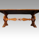 Cherrywood farmhouse refectory table - Image 9