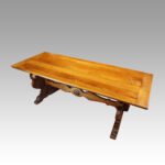 Cherrywood farmhouse refectory table - Image 3