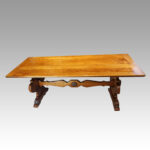 Cherrywood farmhouse refectory table - Image 10