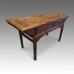 Chinese red lacquer altar table - Image 10