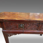 Chinese red lacquer altar table - Image 9