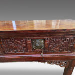 Chinese red lacquer altar table - Image 7