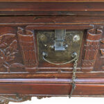 Chinese red lacquer altar table - Image 8