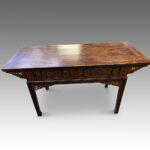 Chinese red lacquer altar table - Image 4