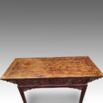 Chinese red lacquer altar table - Image 2