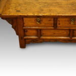 Chinese antique Elm low table - Image 3