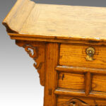Chinese antique Elm low table - Image 4