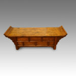 Chinese antique Elm low table - Image 6