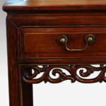 Chinese hardwood side table - Image 9