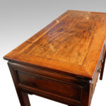 Chinese hardwood side table - Image 4