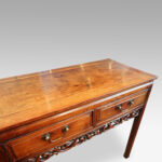 Chinese hardwood side table - Image 3
