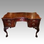 Chippendale revival mahogany desk