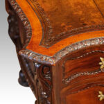 Chippendale revival mahogany desk - Image 9