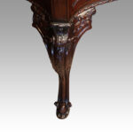 Chippendale revival mahogany desk - Image 2