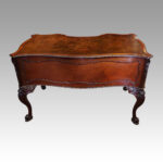 Chippendale revival mahogany desk - Image 6