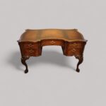 Chippendale revival mahogany desk