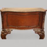 Chippendale revival mahogany desk - Image 11