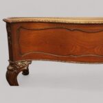 Chippendale revival mahogany desk - Image 4
