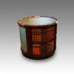 Circular mahogany library cabinet Now Sold