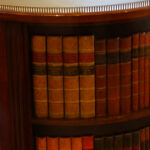 Circular mahogany library cabinet Now Sold - Image 2
