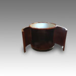Circular mahogany library cabinet Now Sold - Image 5