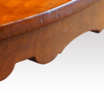 Circular mahogany coffee table - Image 9