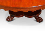 Circular mahogany coffee table - Image 7