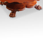 Circular mahogany coffee table - Image 8