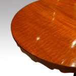 Circular mahogany coffee table - Image 5