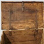 Colonial hardwood merchants chest - Image 6
