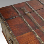 Colonial iron bound merchant chest - Image 3