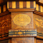 Dutch amboyna inlaid display cabinet - Image 6