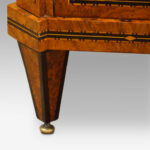 Dutch amboyna inlaid display cabinet - Image 3