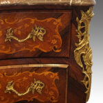 Continental marquetry bombe commode - Image 7
