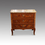 Continental marble top commode