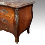 Continental marquetry bombe commode - Image 11