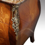 Continental marquetry bombe commode - Image 12