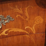 Continental marquetry bombe commode - Image 10