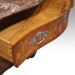Continental marquetry bombe commode - Image 9