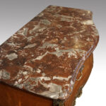 Continental marquetry bombe commode - Image 5