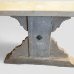 Large Pine Refectory dining table 244cms long - Image 4
