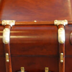Leather bedside chest - Image 6